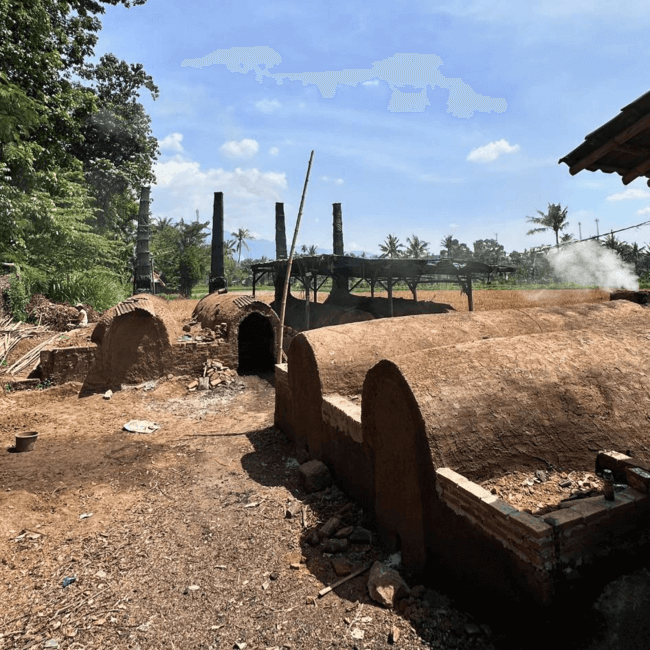 The making of charcoal